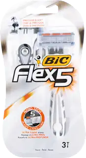 Rasoio usa e getta Flex5, 3 pz