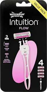 Rasoio usa e getta Intuition Flow, 5 pz