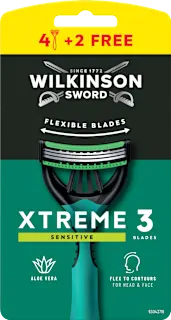 Rasoio usa e getta Xtreme 3 Sensitive, 6 pz