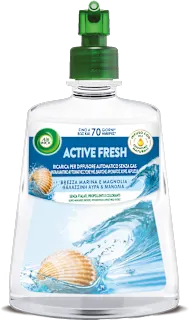 Ricarica per diffusore automatico senza gas Active Fresh Brezza marina e magnolia, 228 ml