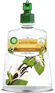 Ricarica per diffusore automatico senza gas Active Fresh Vaniglia e caprifoglio, 228 ml