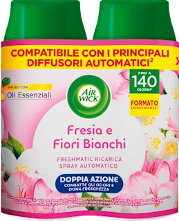 Ricariche spray Freshmatic Fresia e Fiori Bianchi, 500 ml