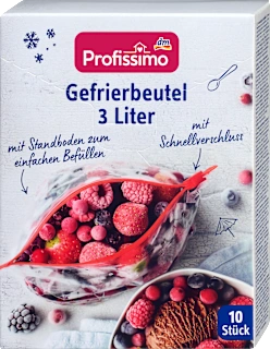 Sacchetti gelo richiudibili da 3 L, 10 pz