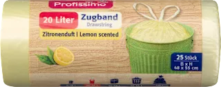 Sacchetti per la spazzatura con manici da 20 L, 25 pz