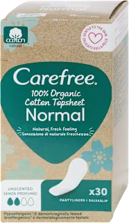Salvaslip 100% Organic Cotton Normal distesi, 30 pz