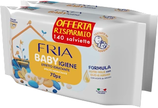 Salviette baby argan, 140 g
