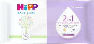 Salviette detergenti nutrienti 2in1, 48 pz