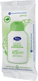 Salviette intime fresco, 12 pz