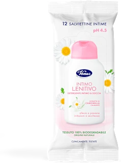 Salviette intime lenitive, 12 pz