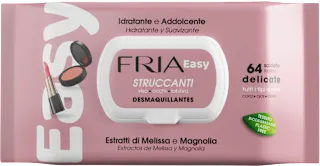 Salviette struccanti EASY con coperchio, 64 pz