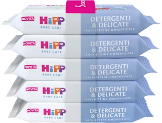 Salviettine detergenti & delicate 5x48pz, 240 pz