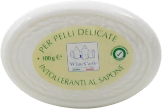 Sapone solido per pelli delicate intolleranti al sapone, 100 g