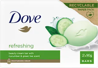 Sapone solido Refreshing al profumo di cetriolo e tè verde, 180 g