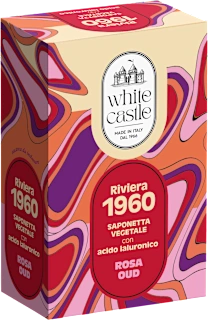Sapone solido Riviera 1960 Rosa e oud, 100 g
