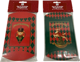 Scatola pieghevole, assort., 1 pz