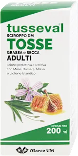 Sciroppo tusseval dm tosse adulti, 200 ml