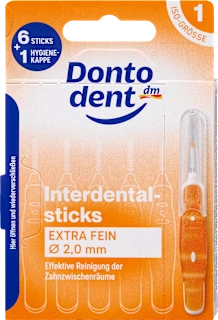 Scovolini interdentali ultra sottili, ISO 1, 6 pz