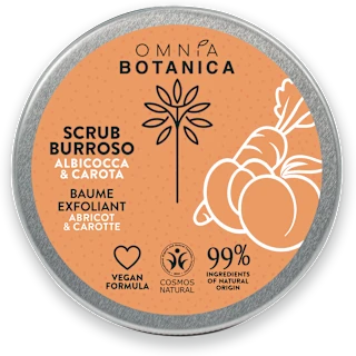 Scrub burroso albicocca e carota, 50 ml