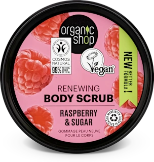 Scrub corpo esfoliante - crema di lampone, 250 ml