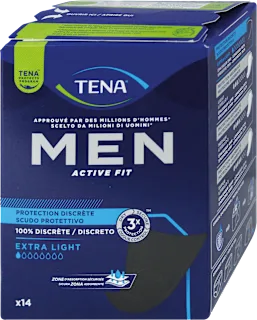 Scudo protettivo Men Active Fit extra light, 14 pz