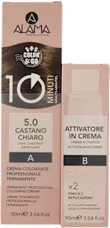 Set colorazione professionale 5.0 Castano Chiaro, 180 ml