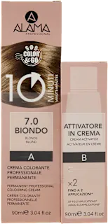 Set colorazione professionale 7.0 Biondo, 180 ml