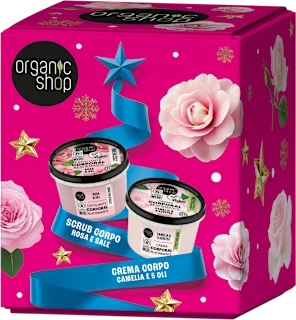 Set cura corpo scrub + mousse floreali, 1 pz