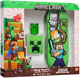 Set regalo Minecraft profumo + box metallica, 1 pz