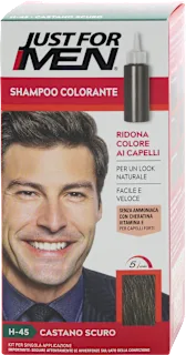 Shampoo Colorante Castano Scuro, 1 pz