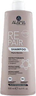 Shampoo Repair ristrutturante per capelli daneggiati e sfibrati, 500 ml