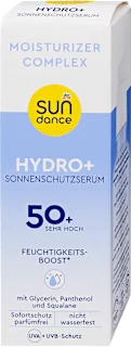 Siero viso Hydro+ con SPF50+, 50 ml