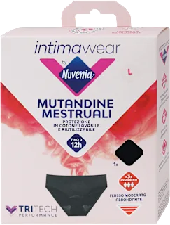 Slip mestruali taglia L, 1 pz