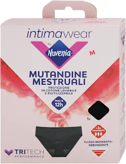 Slip mestruali taglia M, 1 pz