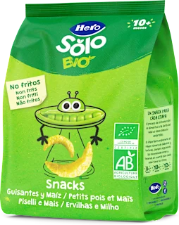Snack piselli e mais biologico, 40 g
