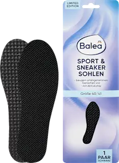 Solette sportive con carbone attivo - tg. 40/41, 2 pz