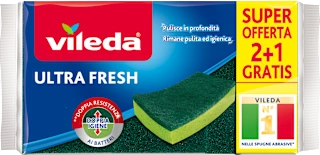 Spugna da cucina Ultra Fresh, 3 pz