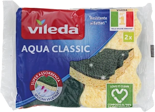 Spugna vegetale Aqua Classic, 2 pz