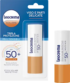 Stick solare Pelli Sensibili SPF50+, 12 ml