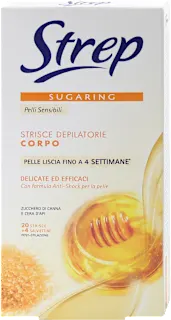Strisce depilatorie corpo Sugaring, 20 pz