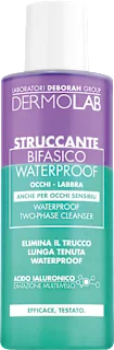 Struccante bifasico waterproof occhi e labbra con acido ialuronico, 150 ml