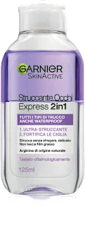 Struccante occhi SKINACTIVE Express 2in1 con arginina naturale, 125 ml