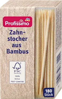 Stuzzicadenti in bambù, 180 pz