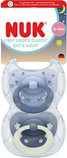 Succhietto FIRST CHOICE CLASSIC DAY & NIGHT 6-18m, 2 pz