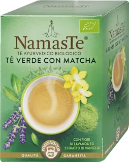 Tè ayurvedico biologico TÈ VERDE CON MATCHA, 27 g