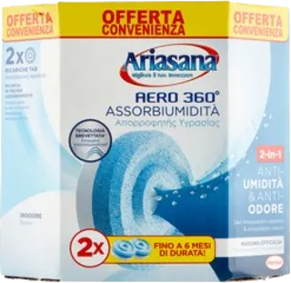 Tab ricarica inodore bipack per Aero 360° Assorbiumidità, 450 g