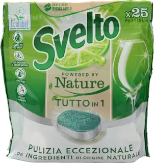 Tabs per lavastoviglie Tutto In 1 Powered By Nature al limone, 25 pz