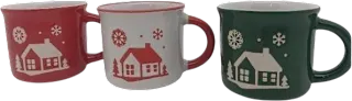 Tazza natalizia, assort., 1 pz