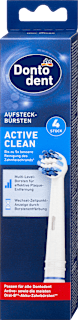 Testine per spazzolino elettrico Active Clean, 4 pz