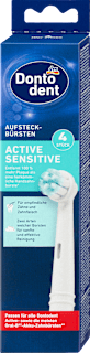 Testine per spazzolino elettrico Active Sensitive, 4 pz