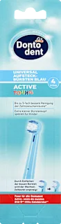 Testine per spazzolino elettrico Active Young blu, 4 pz